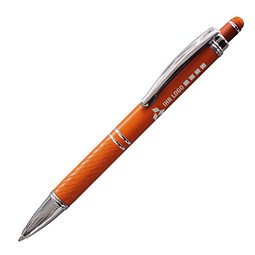 PENKO® Metall-Touch-Kugelschreiber Rombo, orange