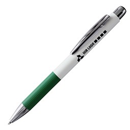 PENKO® Voll-Metall-Kugelschreiber LA GRACIOSA, weiß/grün