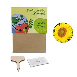 Pflanz-Set, 3er-Set, freie Zusammenstellung, 1-seit. Druck