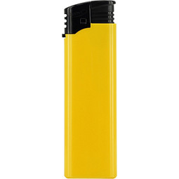 Piezo Feuerzeug Atomic F2, gelb-glänzend/schwarz