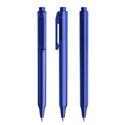 Pigra P04 Push Kugelschreiber, Blue