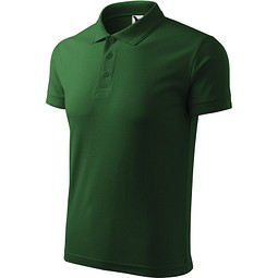MALFINI Polohemd Herren Pique Polo, XL, flaschengrün