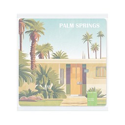 POLYCLEAN rPET Displaytuch 15x15 cm im Pergaminbeutel , weiss / individuell