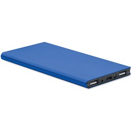 Powerbank 8.000 mAh Flat-Metal, blau