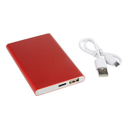Powerbank ENDURANCE EVOLUTION 4.000 mAh,rot