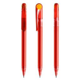 prodir® Drehkugelschreiber DS1 TTT Twist, blaue Mine, rot/gelb