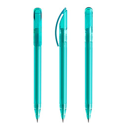 prodir® Drehkugelschreiber DS3 TTT Twist, blaue Mine, türkis