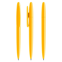 prodir® Drehkugelschreiber DS5 TPP Twist, blaue Mine, gelb
