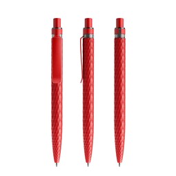 prodir QS01 Stone PQS Push Kugelschreiber, Red Jasper-Red Jasper satin finish