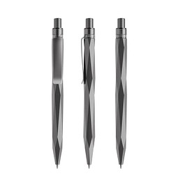 prodir QS20 Stone PQS Push Kugelschreiber, Graphite-Graphite satin finish