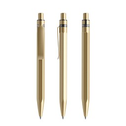 prodir QS50 Stone PQS Push Kugelschreiber, Gold-Gold satin finish