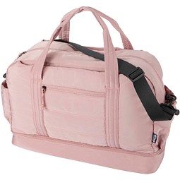 Puffer GRS recycelte Reisetasche mit isoliertem Boden 30L, altrosa