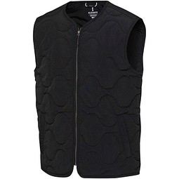 Quarz GRS-recycelte Thermoweste Unisex, schwarz, M
