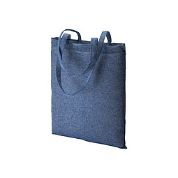 Recycling Baumwolltasche, royalblau