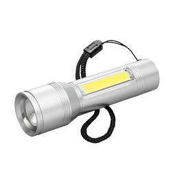 reeves® Taschenlampe FLASH 100, silber