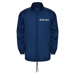 Regenjacke Island –  leichte Windjacke mit Reißverschluss, L, Navy