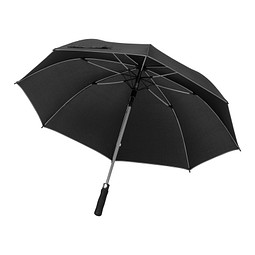 Automatik-Portierschirm, schwarz/grau