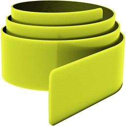 RFX™ 34 cm reflektierendes TPU Schnapparmband, neongelb