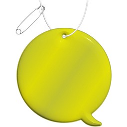 RFX™ H-09 Reflektierender Callout-PVC-Anhänger, neongelb