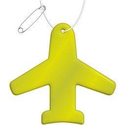 RFX™ H-09 Reflektierender TPU-Anhänger Flugzeugs, neongelb