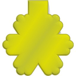 RFX™ M-10 Reflektierender TPU-Magnet Schneeflocke, neongelb