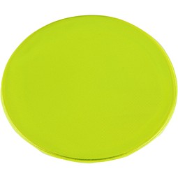 RFX™ S-09 Reflektierender, runder, mittelgroßer PVC-Aufkleber, neongelb