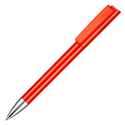 RITTER PEN Drehkugelschreiber Glory, blaue Mine, orange/transparent