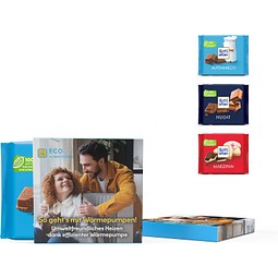 Ritter Sport Tafel in Vollkartonage, 100 g, Nougat, inkl. Druck