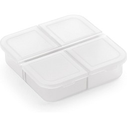 ROBERTS. Tablettenbox mit 4 Fächern, Weiß