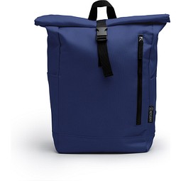 Roll-Top Rucksack aus RPET, NAVY