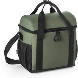 ROMA M. Gepolsterte Kühltasche aus recyceltem Polyester 600D Ripstop 11 L, Dunkelgrün