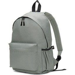 ROSARIO. Klassischer Rucksack mit zeitlosem Design aus recyceltem 600D Polyester, Hellgrau