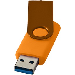 Rotate USB-Stick 3.0 aus Metall, orange, 16GB