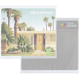 rPET GripCleaner® 4in1 Mousepad 23x20 cm , weiss / individuell