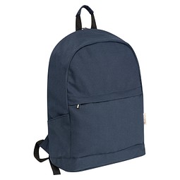Rucksack aus recycelter Baumwolle, dunkelblau