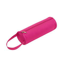 Runde Stiftetasche SCHOOL,magenta