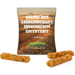 Rustini Vollkorn Sticks im Werbetütchen, 10 g, Folie weiß, inkl. Druck