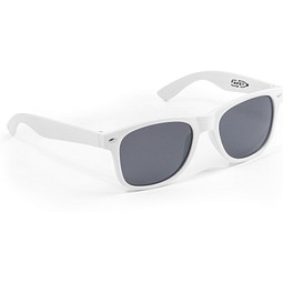 SALEMA. Recyceltem Polyester (100% rPET) Sonnenbrille, Weiß