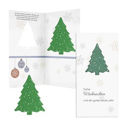 Samenpapier-Karte Fichte, Standardmotiv