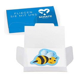 Samenpapier lustige Tierchen, Ostern, Biene Brummi, 1-seit. Druck