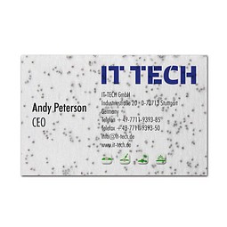 Samenpapier Visitenkarten, Thymian, 1-seit. Druck