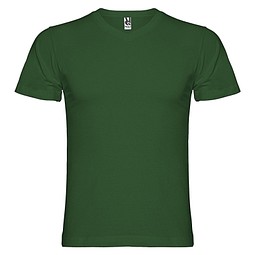 Samoyedo T-Shirt mit V-Ausschnitt für Herren, dunkelgrün, 2XL