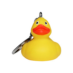 Schlüsselanhänger Ente, gelb