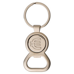 Schlüsselanhänger Match aus Metall, Silber