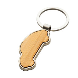 Schlüsselanhänger MY CAR,braun, silber