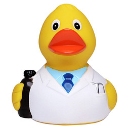Schnabels® Bade-Ente Apotheker, bunt
