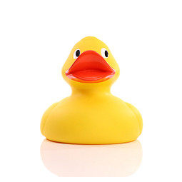 Schnabels® Bade-Ente Giant, 30 cm, gelb/orange