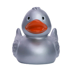 Schnabels® Bade-Ente Klassik, grau