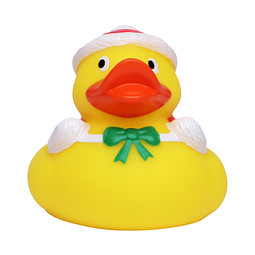 Schnabels® Bade-Ente Weihnachten, klein, bunt