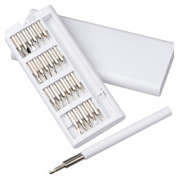 Schraubendreherset, weiss